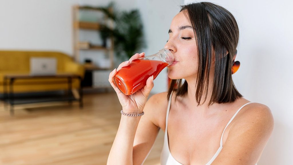 Tomato-soy drink might lower inflammation in obese adults.