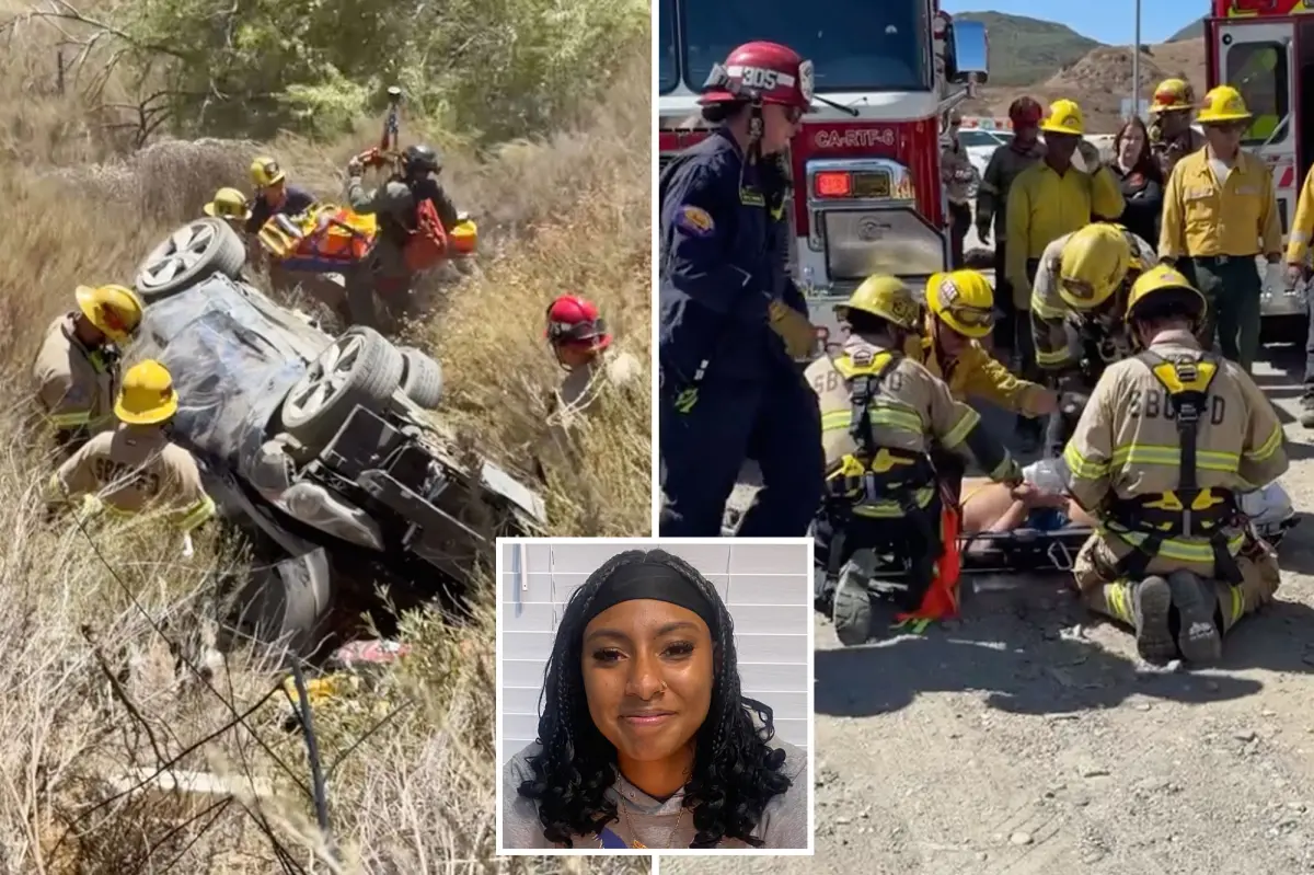 Tragic loss as promising college athlete, 20, dies in terrible rollover accident on California's I-15 freeway