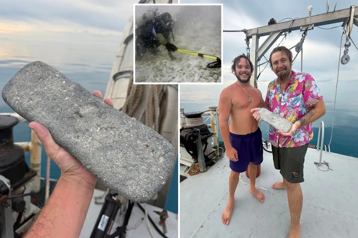 Treasure seekers find a valuable silver bar from a famous shipwreck near the Florida Keys