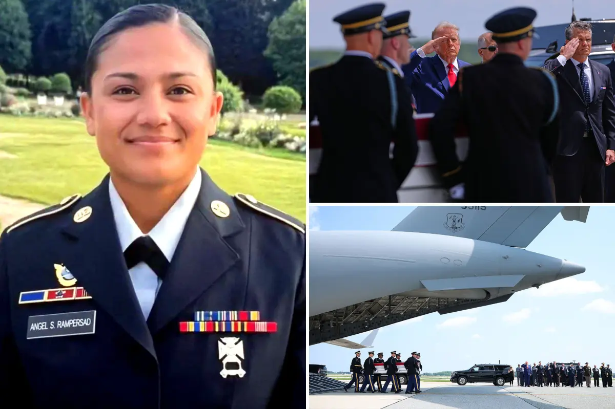 Tributes honor Sgt. Angel S. Rampersad, who lost his life in an Iranian attack.