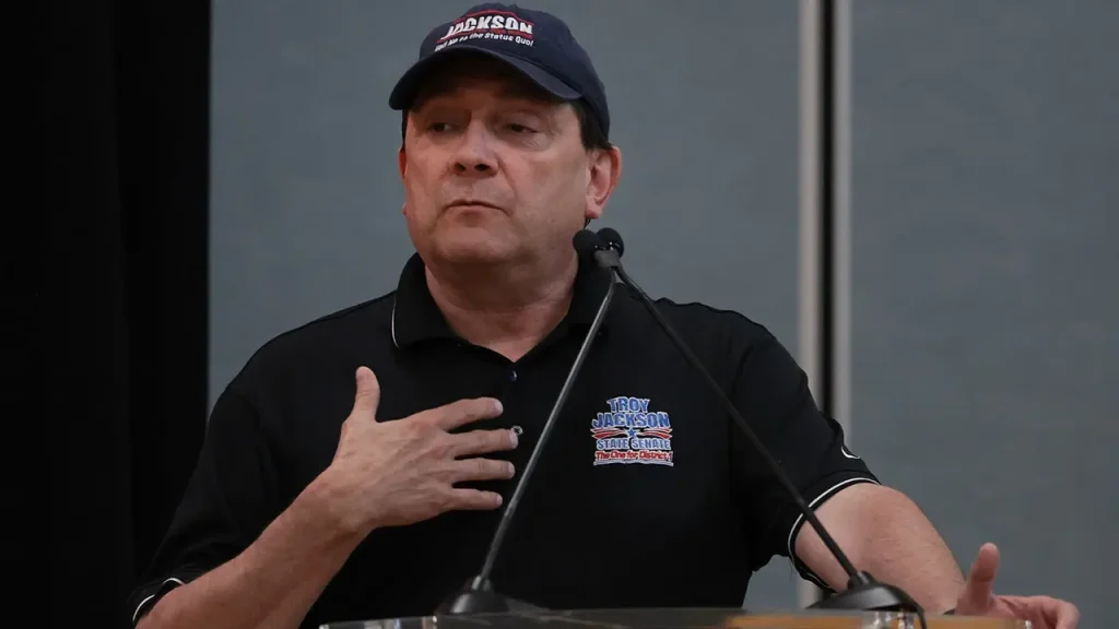 Troy Jackson is close to securing the Democratic Senate nomination in Maine to challenge Collins.