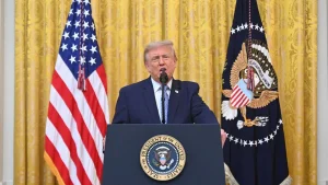 Trump blames Canada for neglect regarding wildfire smoke and tariffs