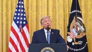 Trump claims intelligence agencies are concealing information about China and the election.