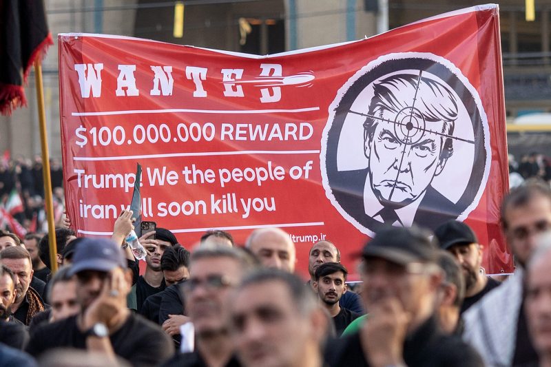 Trump details plans to bomb Iran if he is killed