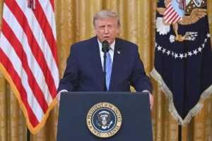 Trump discloses that China took voter registration information from 220 million Americans.
