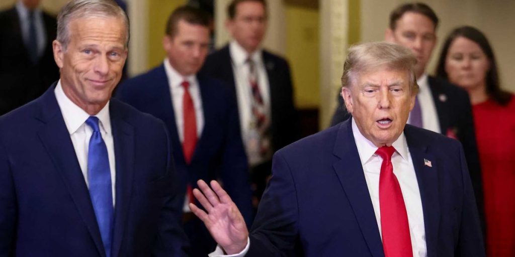 Trump intensifies pressure on Thune regarding the SAVE America Act while expressing his desire to be kind.