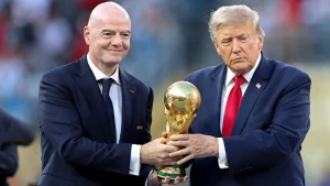 Trump shares attention as Spain honors its World Cup victory against Argentina