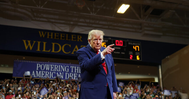 Trump Starts Rally with a Bold Joke: 'I Am Here to Declare My Candidacy'