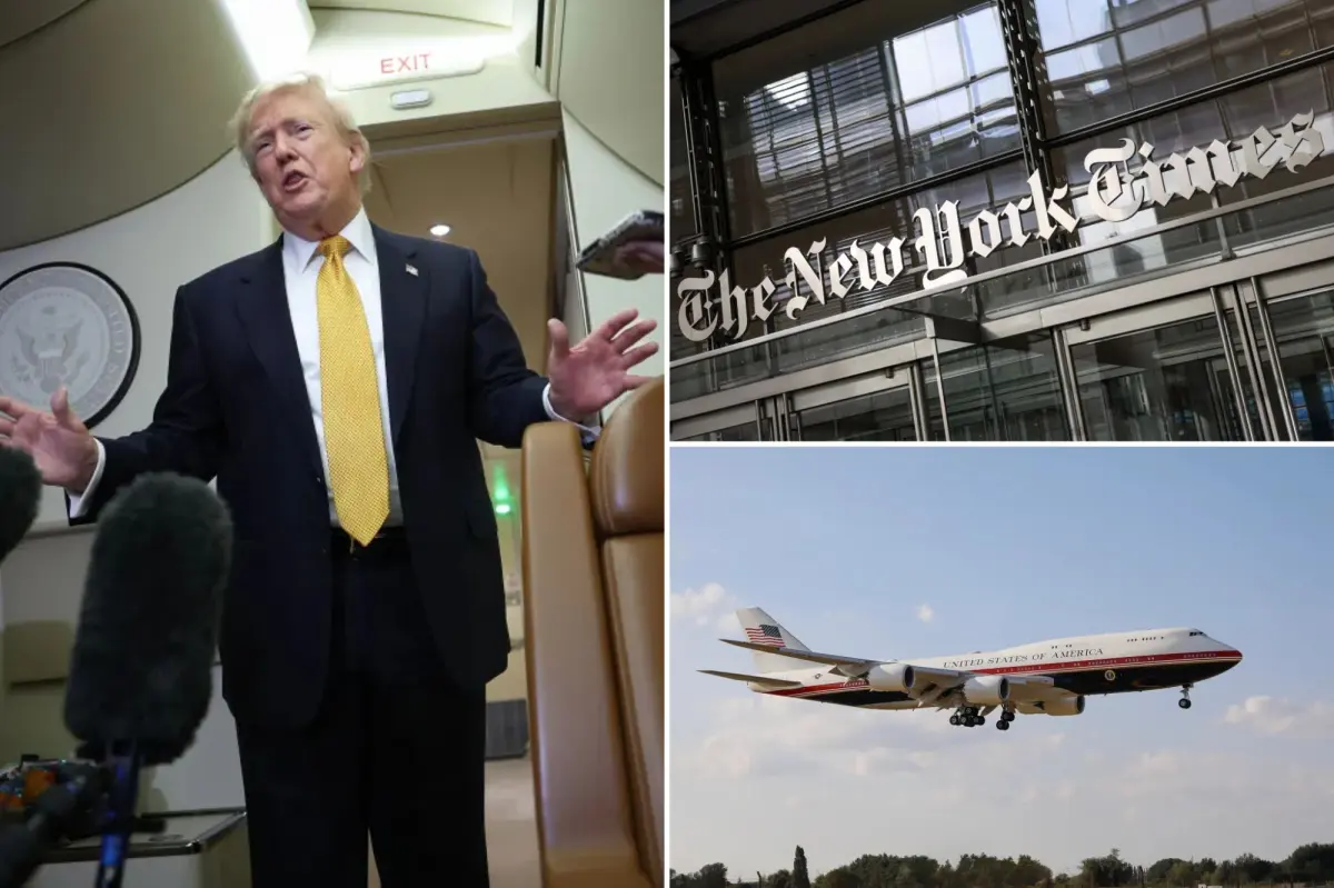 Trump subpoenas New York Times reporters following Air Force One story