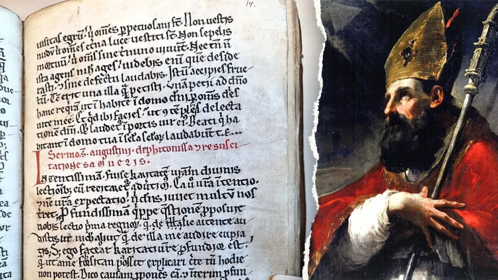 Two unidentified St. Augustine sermons verified in medieval manuscript