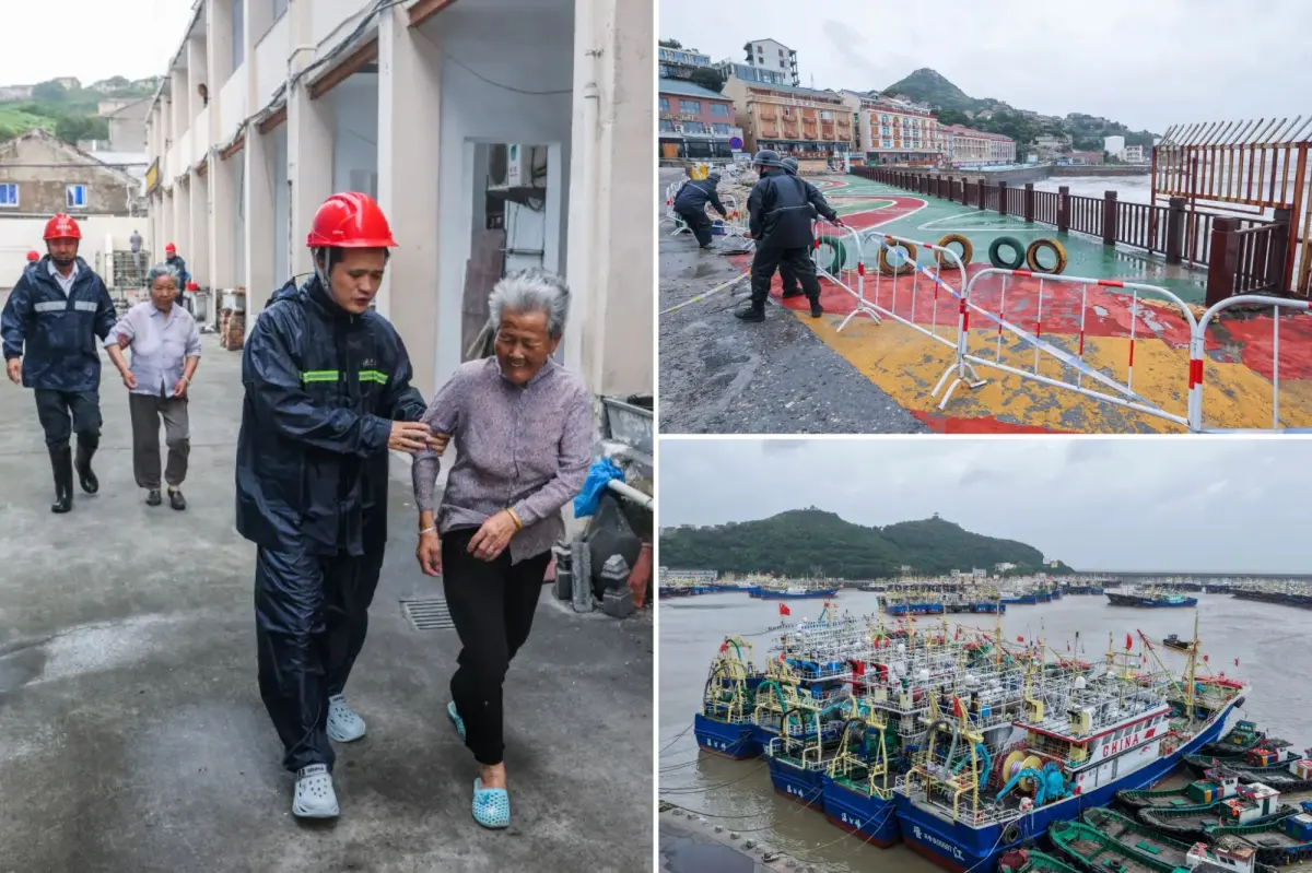 Typhoon Bavi heads for China, almost 2 million people relocated