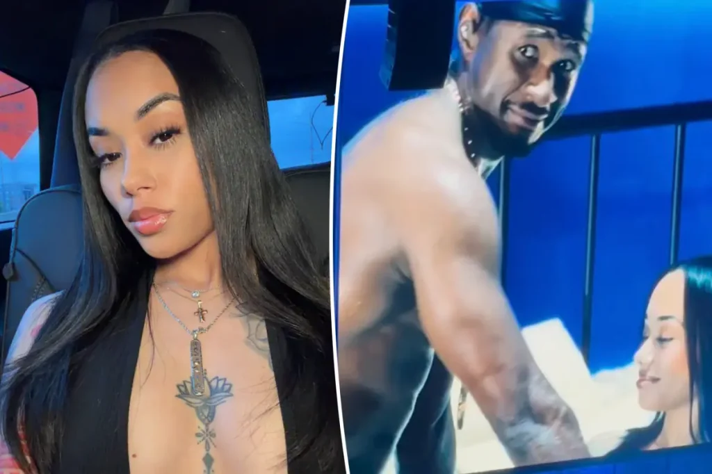 Usher removes fan from stage following her uncomfortable reaction to his flirtatious dance moves