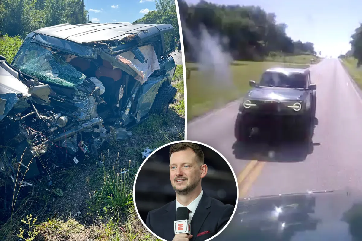 Video shows ESPN analyst Matt Miller's terrible car accident