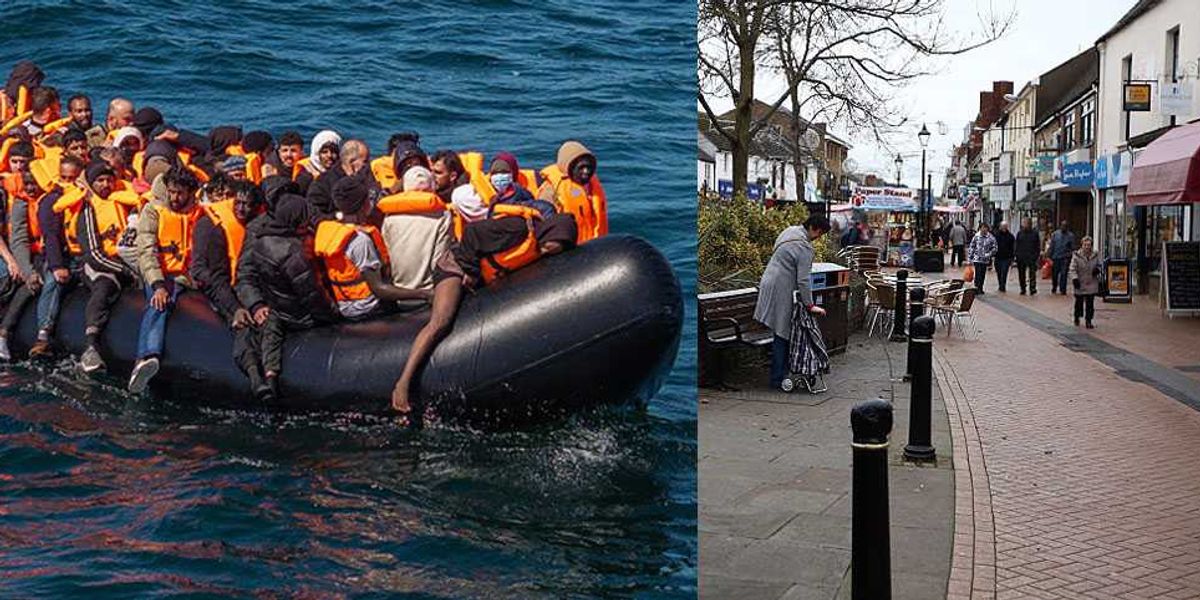Villagers in Britain behave as if it's 1776, declaring independence due to migration policies.