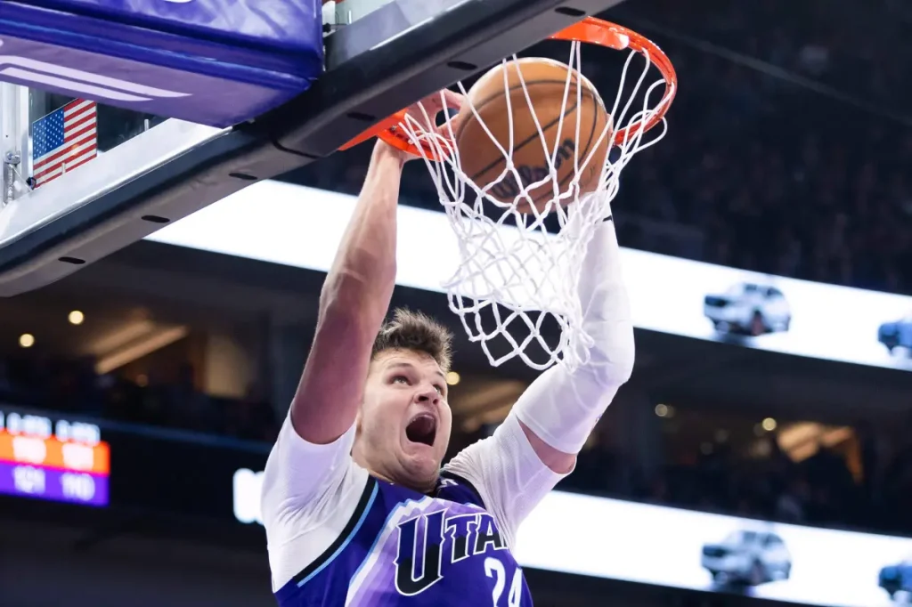 Walker Kessler of the Lakers is prepared to give it his all.