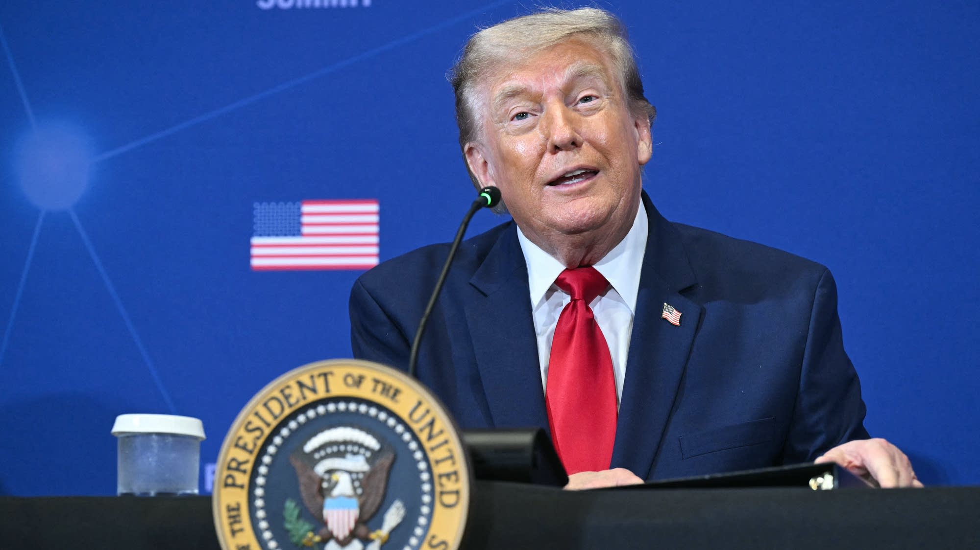 What interests Trump about Australia's retirement system?
