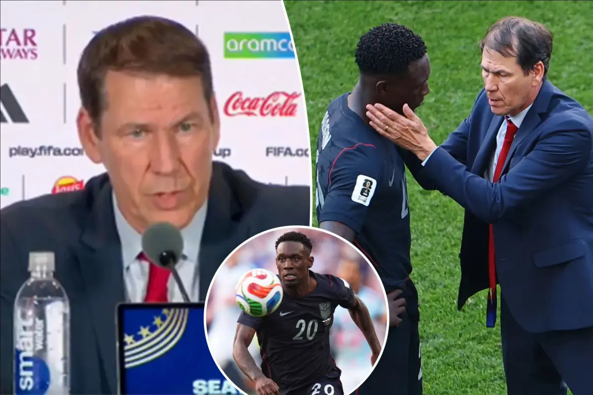What the Belgium coach said to Folarin Balogun after the World Cup red card incident intensified