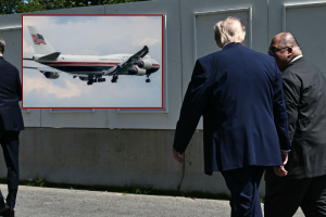 White House defends Trump's Air Force One exchange as 'diversion' during increased security risks