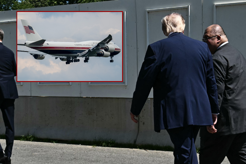 White House defends Trump's Air Force One exchange as 'diversion' during increased security risks