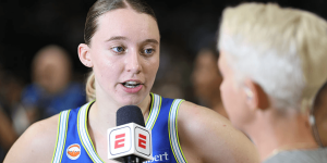 WNBA player describes black women as 'incredible' and deserving of equality in an unusual, racially charged speech