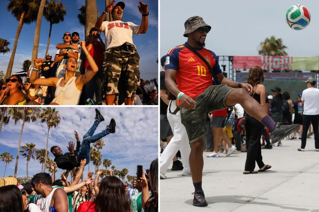 World Cup turns Venice Beach into a popular tourist attraction