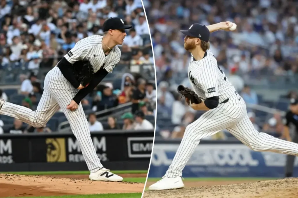 Yankees' bullpen shuts down Dodgers to secure a split in the doubleheader