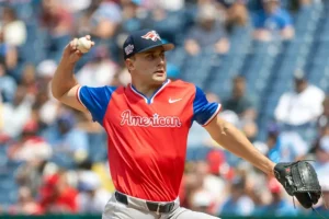 Yankees player Ben Grable showcases a unique fastball at the Futures Game