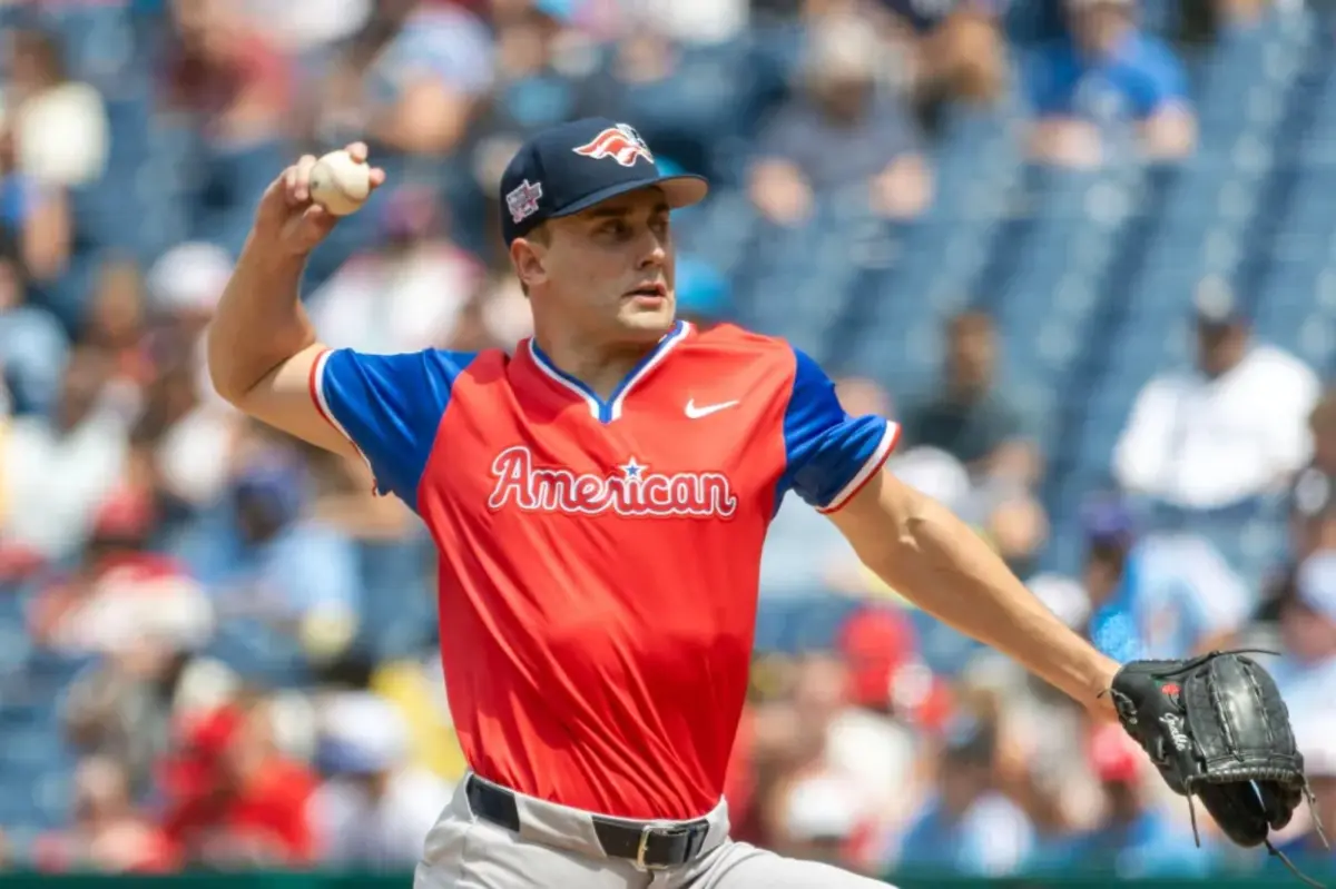 Yankees player Ben Grable showcases a unique fastball at the Futures Game