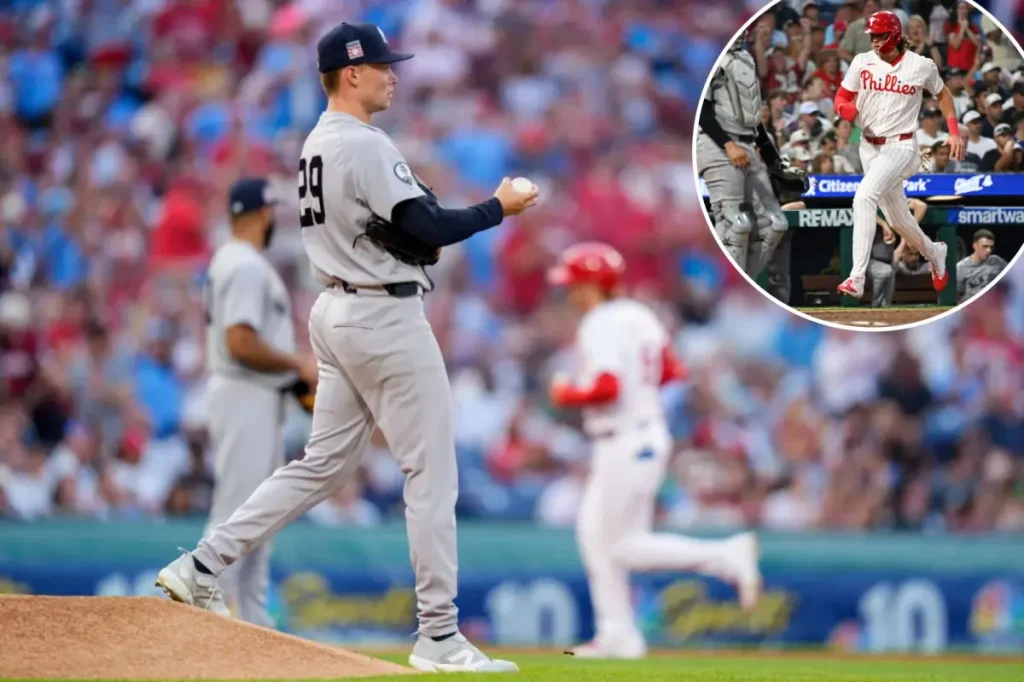 Yankees' poor pitching leads to defeat against Phillies