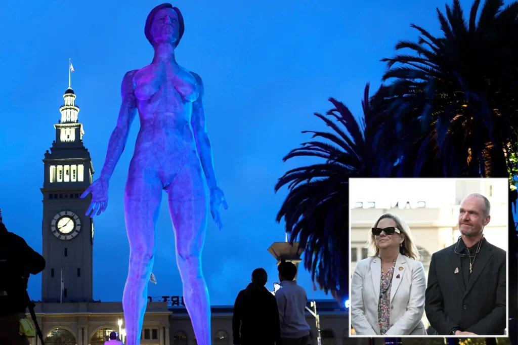 You can own a 45-foot nude woman sculpture from San Francisco, but there’s a big catch.