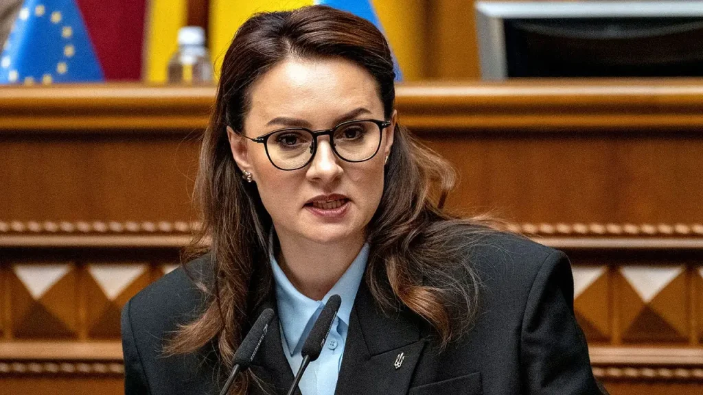 Yulia Svyrydenko steps down as Ukraine's prime minister during wartime changes.