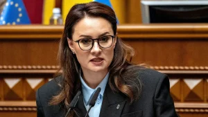 Yulia Svyrydenko steps down as Ukraine's prime minister during wartime changes.
