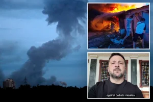 Zelensky criticizes the world's 'absurd' shortage of interceptor missiles following deadly Russian strike on Kyiv