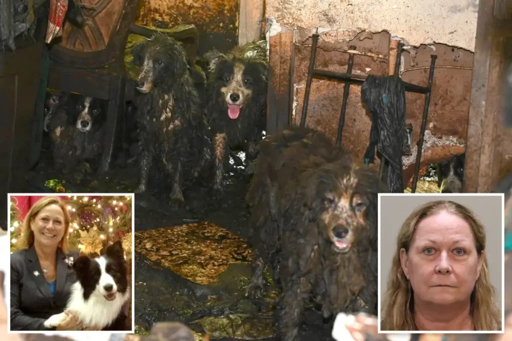 36 dirty Border Collies saved from a Florida home find a new beginning