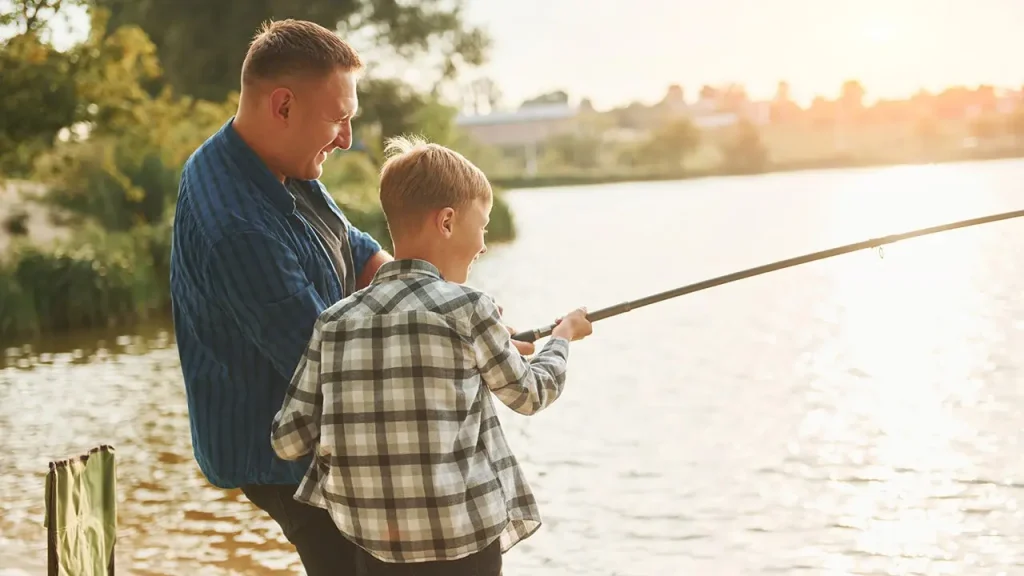 8-year-old boy hooks strange surprise while fishing at a lake in Pennsylvania over the weekend