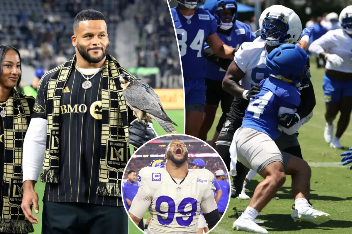 Aaron Donald appears 'quicker' as rumors of a Rams return intensify