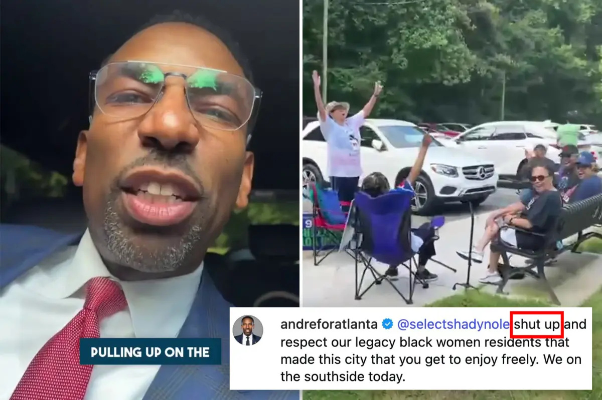 Atlanta's Democratic mayor Andre Dickens tells a resident to 'be quiet' during a strange online argument.