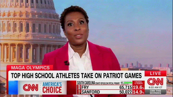 Audie Cornish criticizes Patriot Games for being primarily White.
