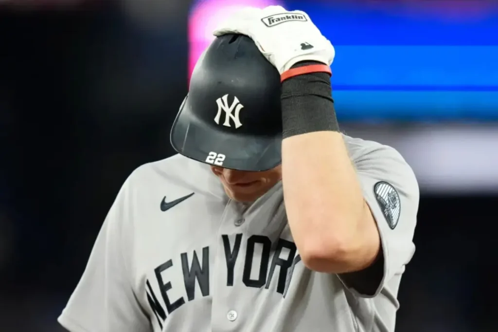 Ben Rice's difficulties at the plate are happening at an inopportune moment for the Yankees.