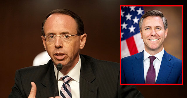 Brett Shumate from the DOJ received support from Rosenstein, who promoted the Russia collusion theory.
