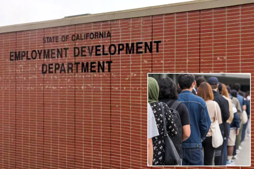 California has the highest number of ongoing unemployment claims in the nation this week.