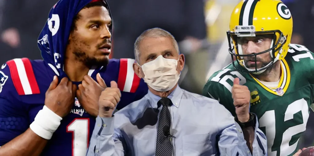 Cam Newton reveals that players, coaches, and executives in the NFL pretended to get their COVID-19 vaccinations.