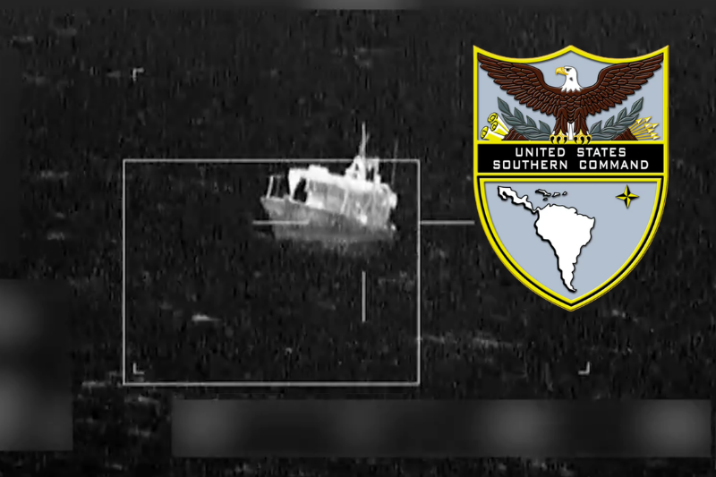 CENTCOM destroys refueling ship that supported drug trafficking operations in the Pacific Ocean
