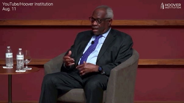 Clarence Thomas acknowledges Thomas Sowell for influencing his views on Black conservatism