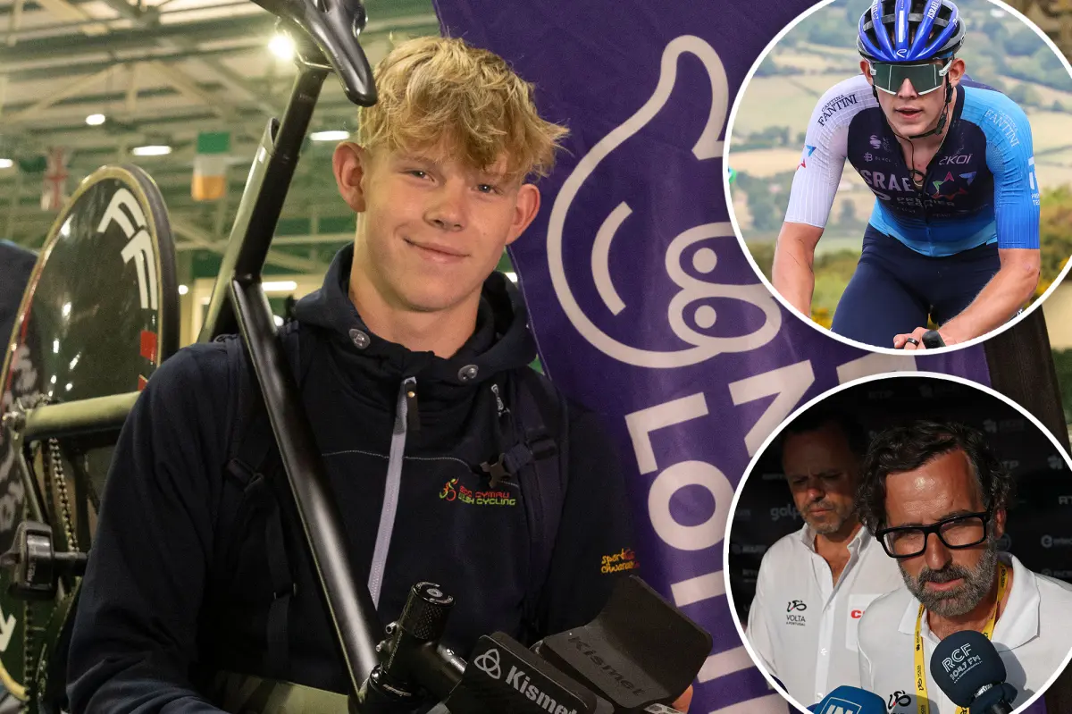 Cyclist Finlay Tarling dies at 19 after being struck by a car during a race