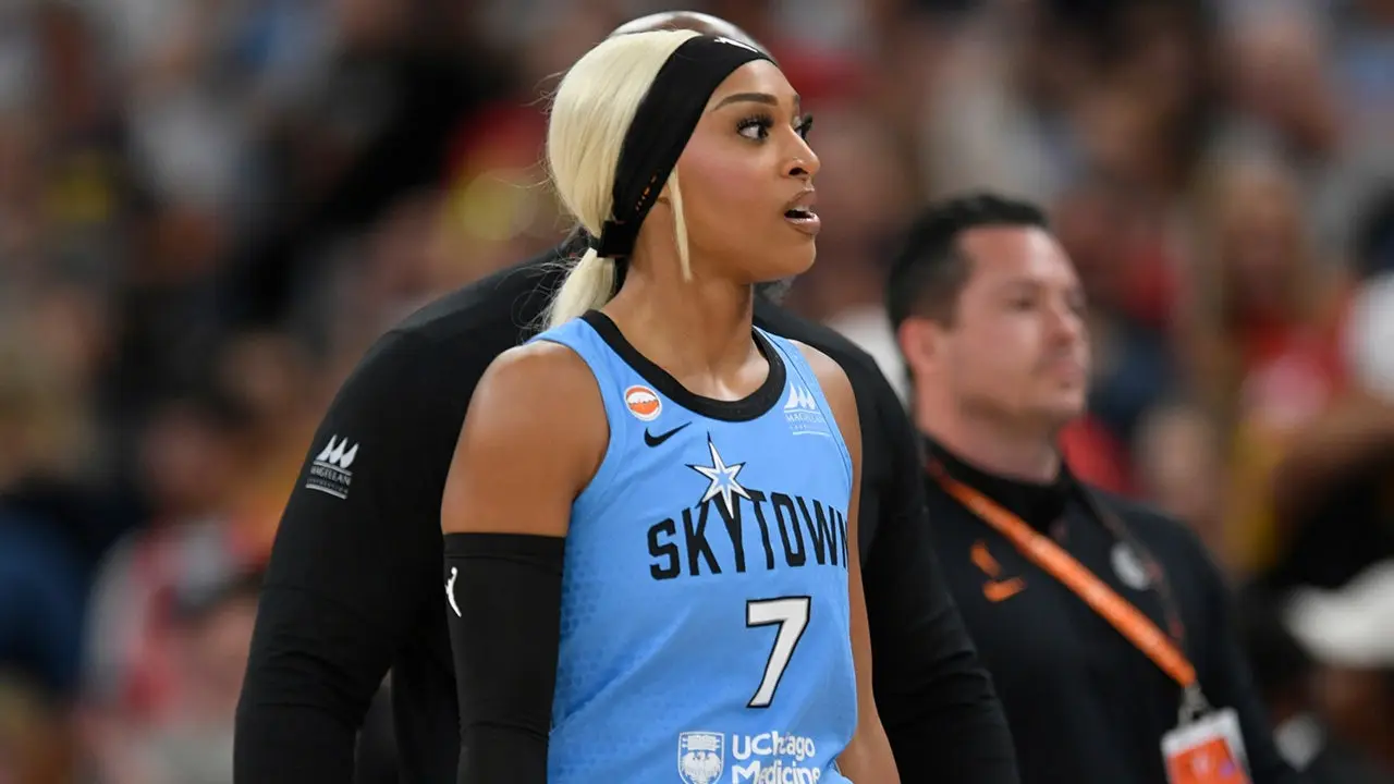 DiJonai Carrington allegedly had a fan removed from their seat due to an 'unsubstantiated' claim.