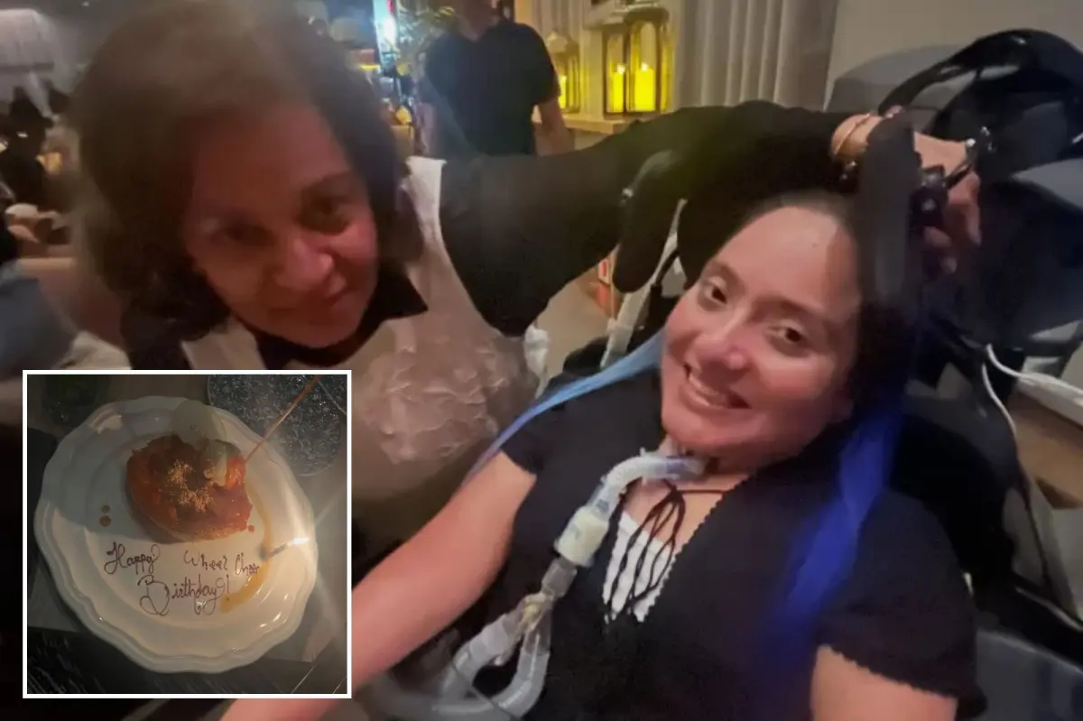 Diner Antonia Sinbaldi shocked after fancy restaurant delivers her dessert with inappropriate birthday note