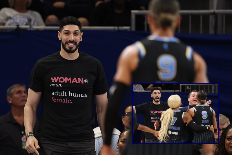 Enes Kanter Freedom removed from arena during Indiana Fever-Chicago Sky game after clash with Sky guard Natasha Cloud