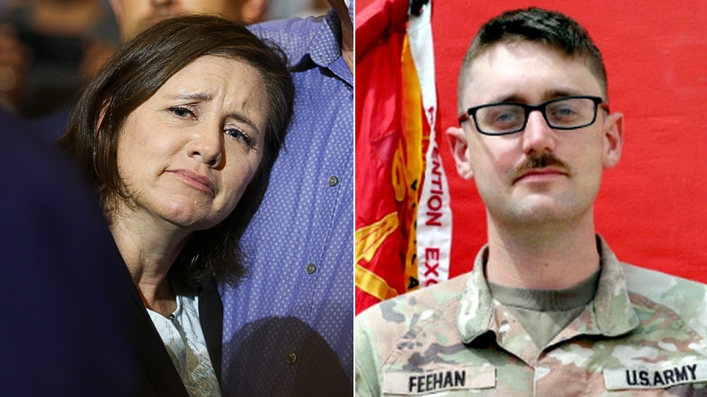 Family of slain Army 1st Lt Tyler Feehan pays tribute to him following Jordan drone strike