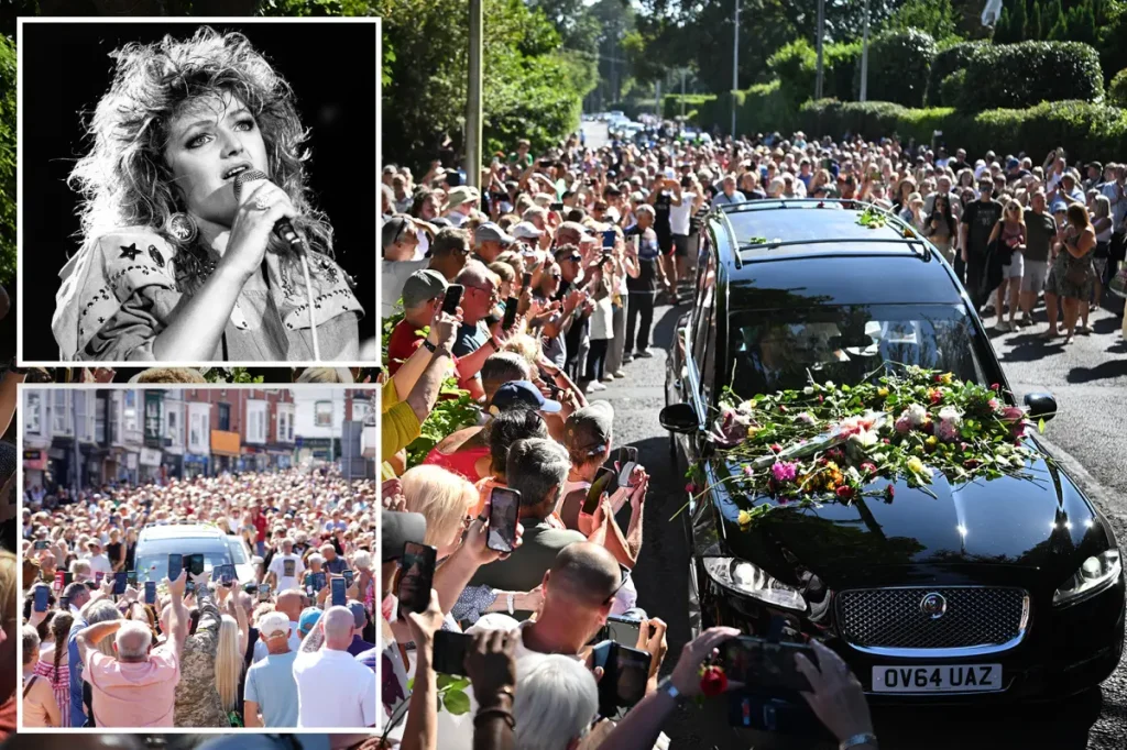 Fans of Bonnie Tyler come together for funeral procession in Wales